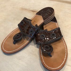 Jack Rogers slip on sandals size 6